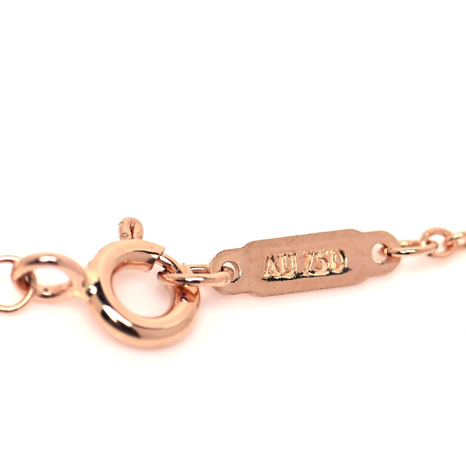 Tiffany 18K Rose Gold Diamond Atlas Pierced Bracelet 5 of 5