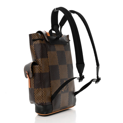 Louis Vuitton X NIGO Giant Damier Ebene Monogram Christopher PM Backpack 3 of 10