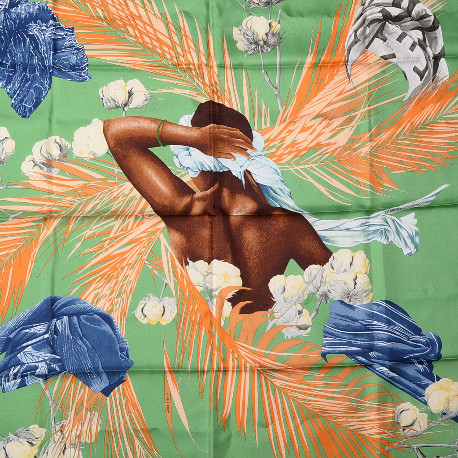 Hermes Silk Turbans Des Reines Scarf 90 99438 – FASHIONPHILE