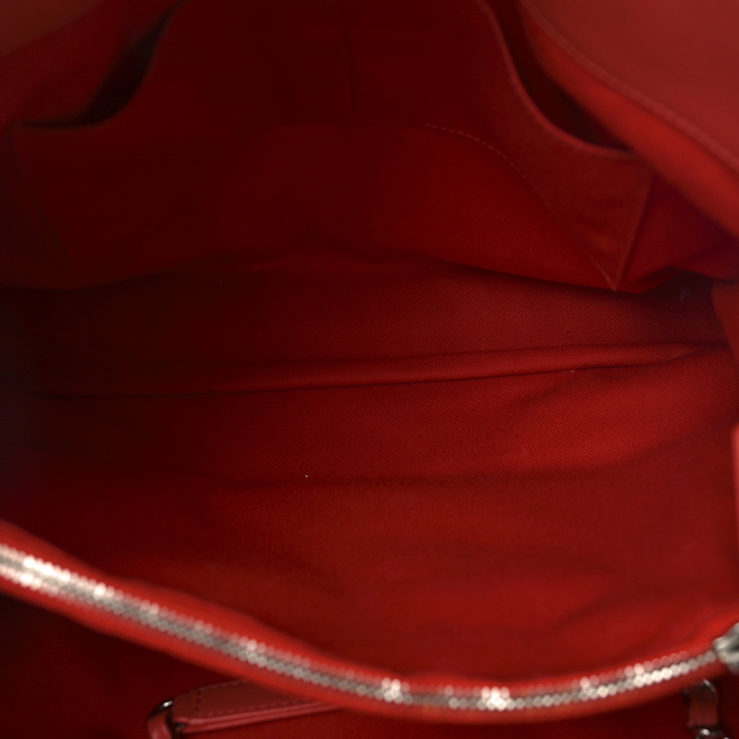 Chanel Calfskin Perforated Up In The Air Tote Red 5 of 10