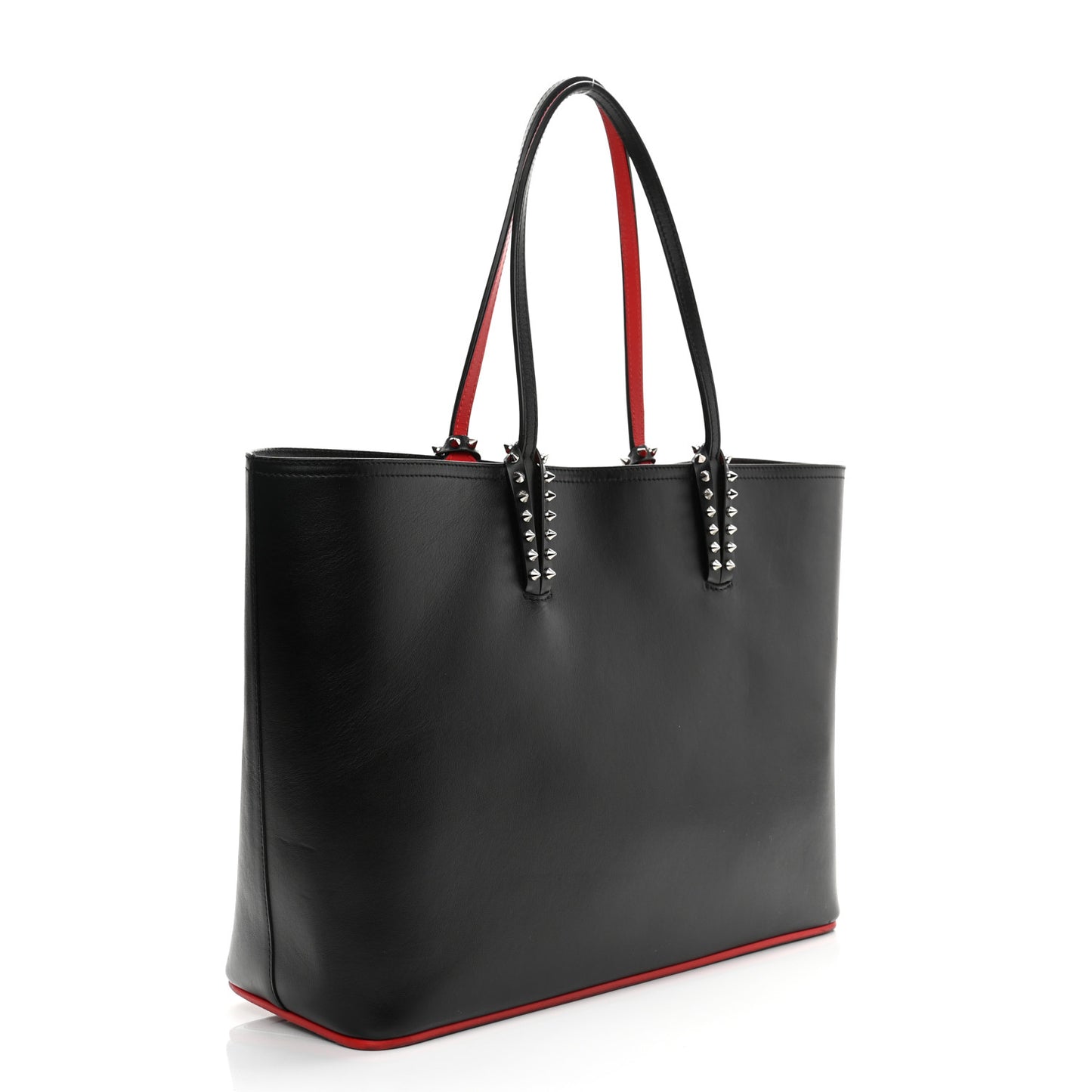 Calfskin In Love East West Cabata Tote Black Multicolor