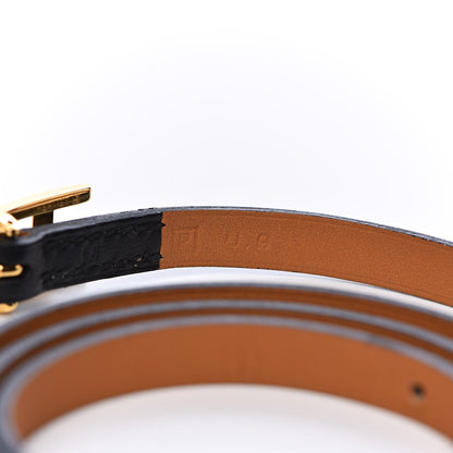 Hermes Chamonix Hapi 3MM Triple Tour Wrap Bracelet M Black 5 of 6