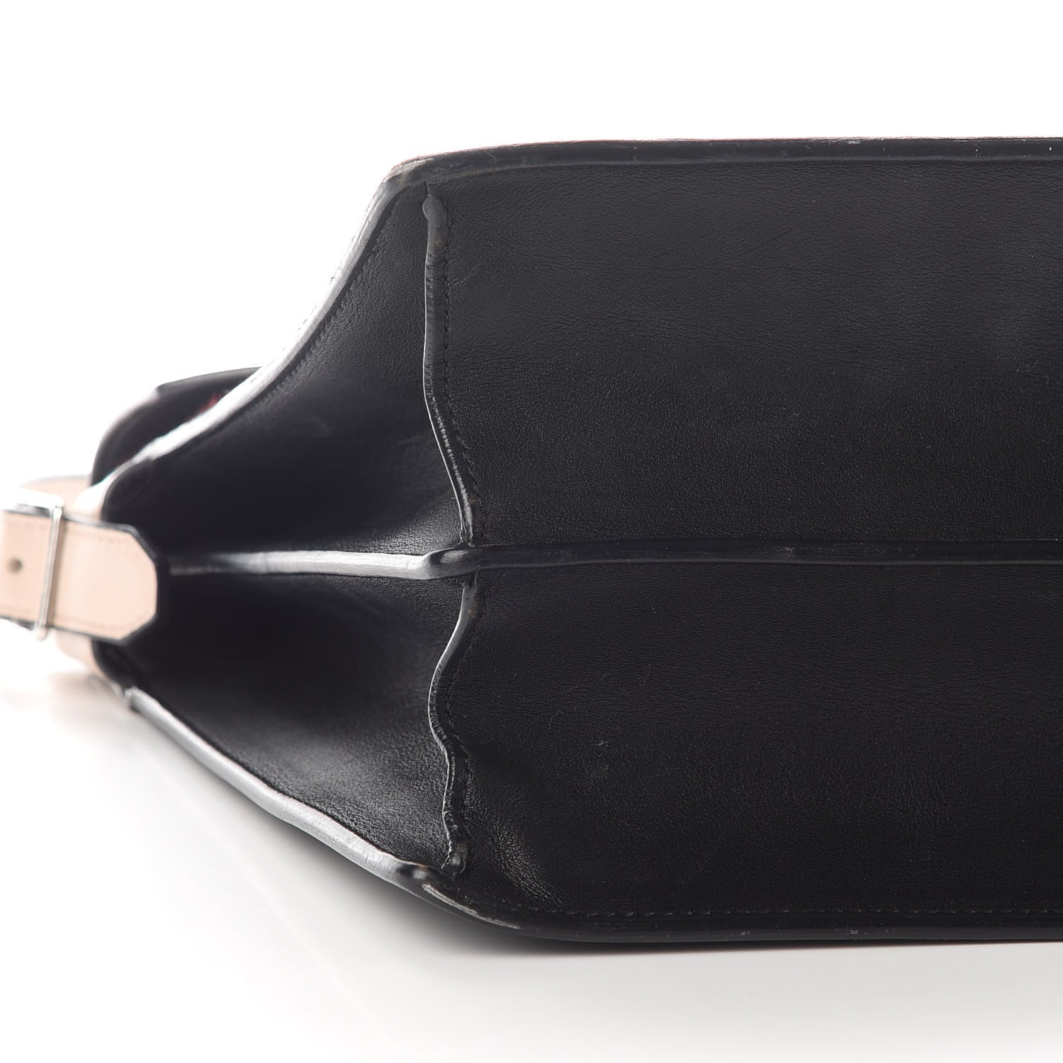 Celine Calfskin Pony Hair Medium Tri-Color Diamond Shoulder Bag Blush 6 of 10