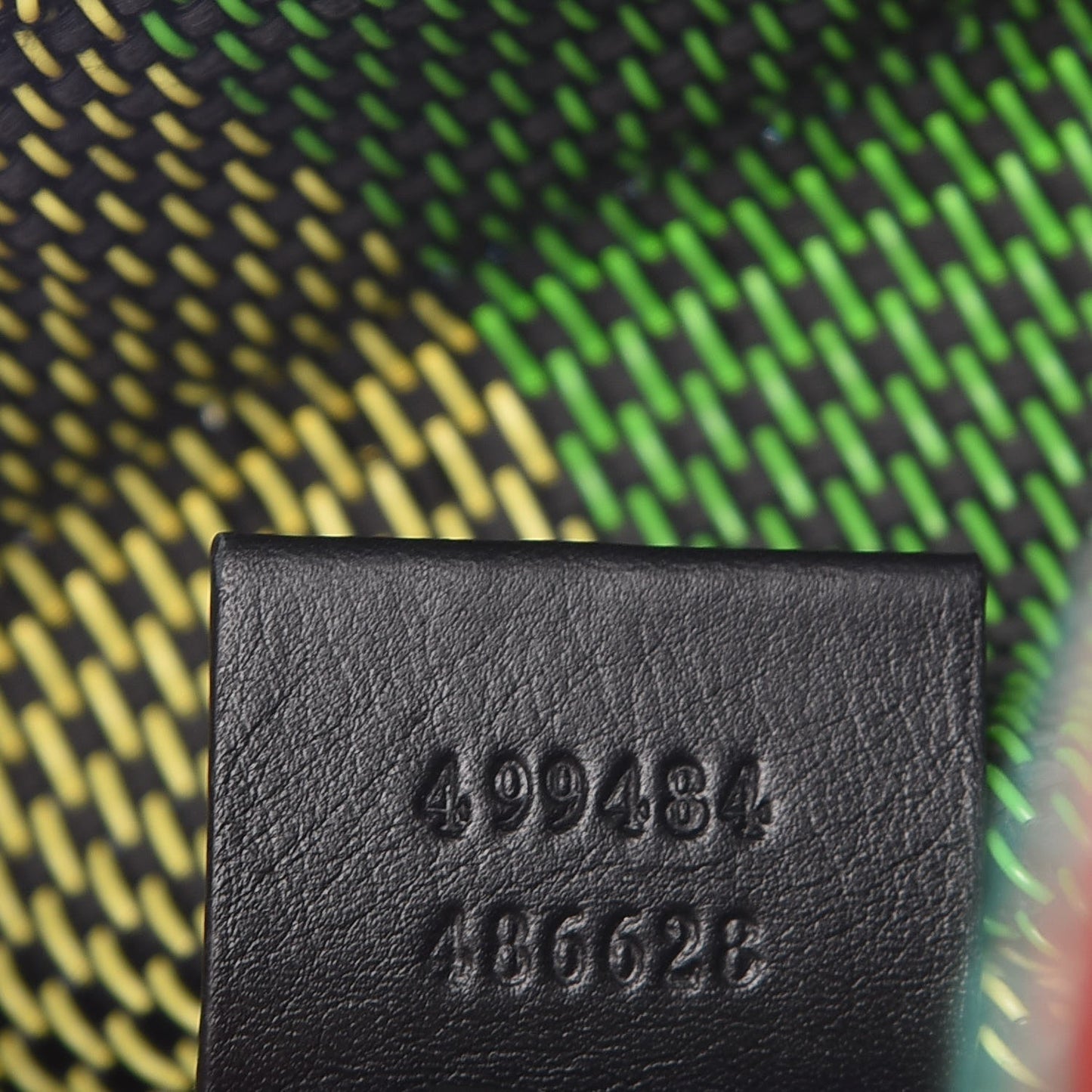Woven Rubber Tote Multicolor