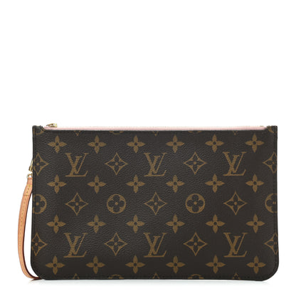 Louis Vuitton Monogram Neverfull MM GM Pochette Rose Ballerine 1 of 8