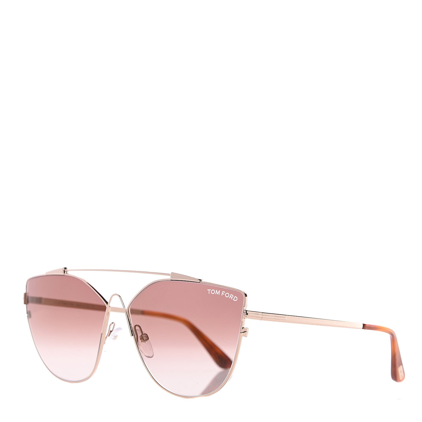 Jacquelyn 02 Aviator Sunglasses TF563 Rose Gold