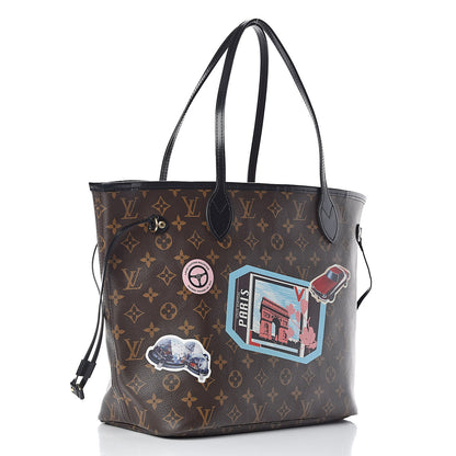 Louis Vuitton Monogram World Tour Neverfull MM 4 of 12