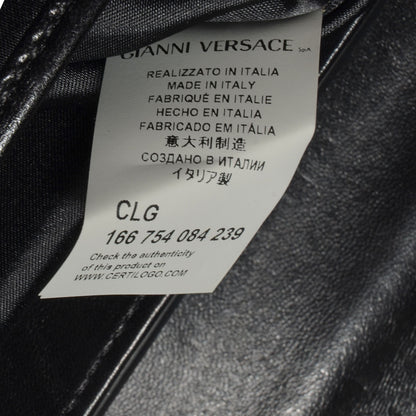 Versace Watersnake Embossed Large Signature Tote Red 7 of 8