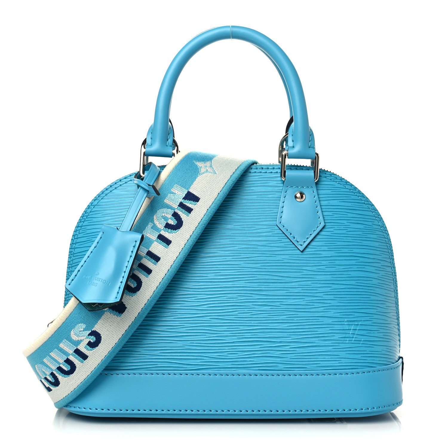 Louis Vuitton Epi Jacquard Alma BB Turquoise 1 of 5