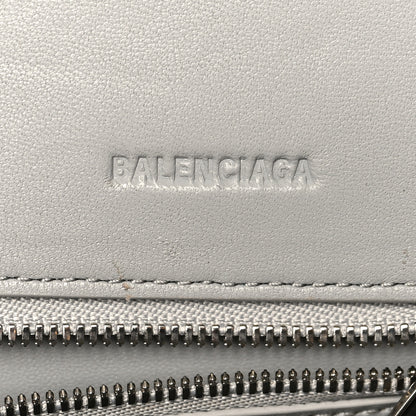 Balenciaga Faux Calfskin Fabric Small Sneakerhead Top Handle Bag Blue Grey 6 of 7