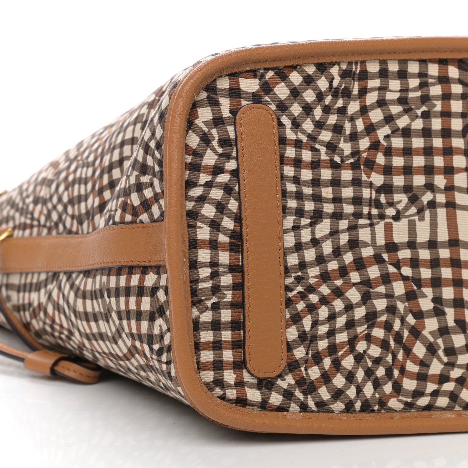 MCM Visetos Large Liz Reversible Shopper Tote Cognac 11 of 12