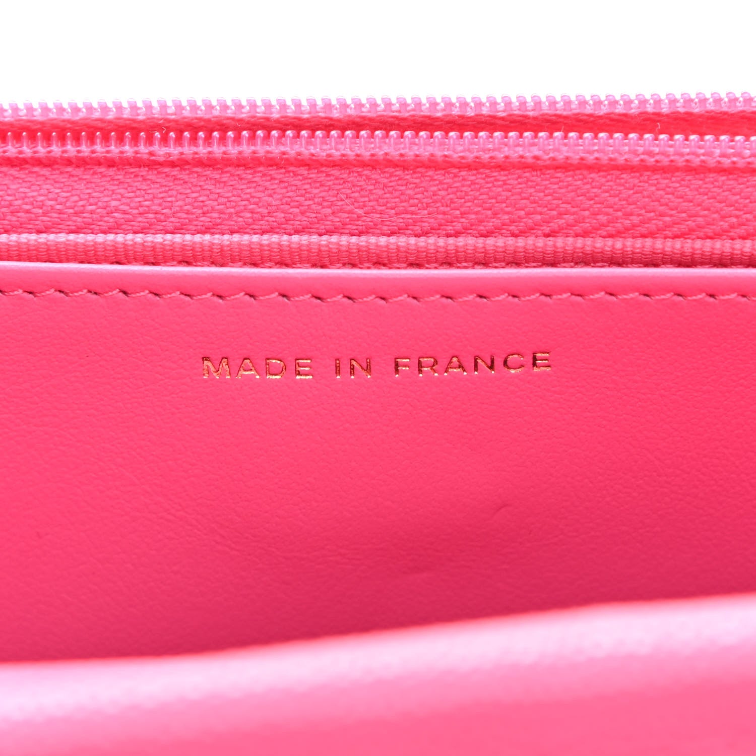 Chanel Caviar Quilted Wallet On Chain WOC Fuchsia 7 of 13