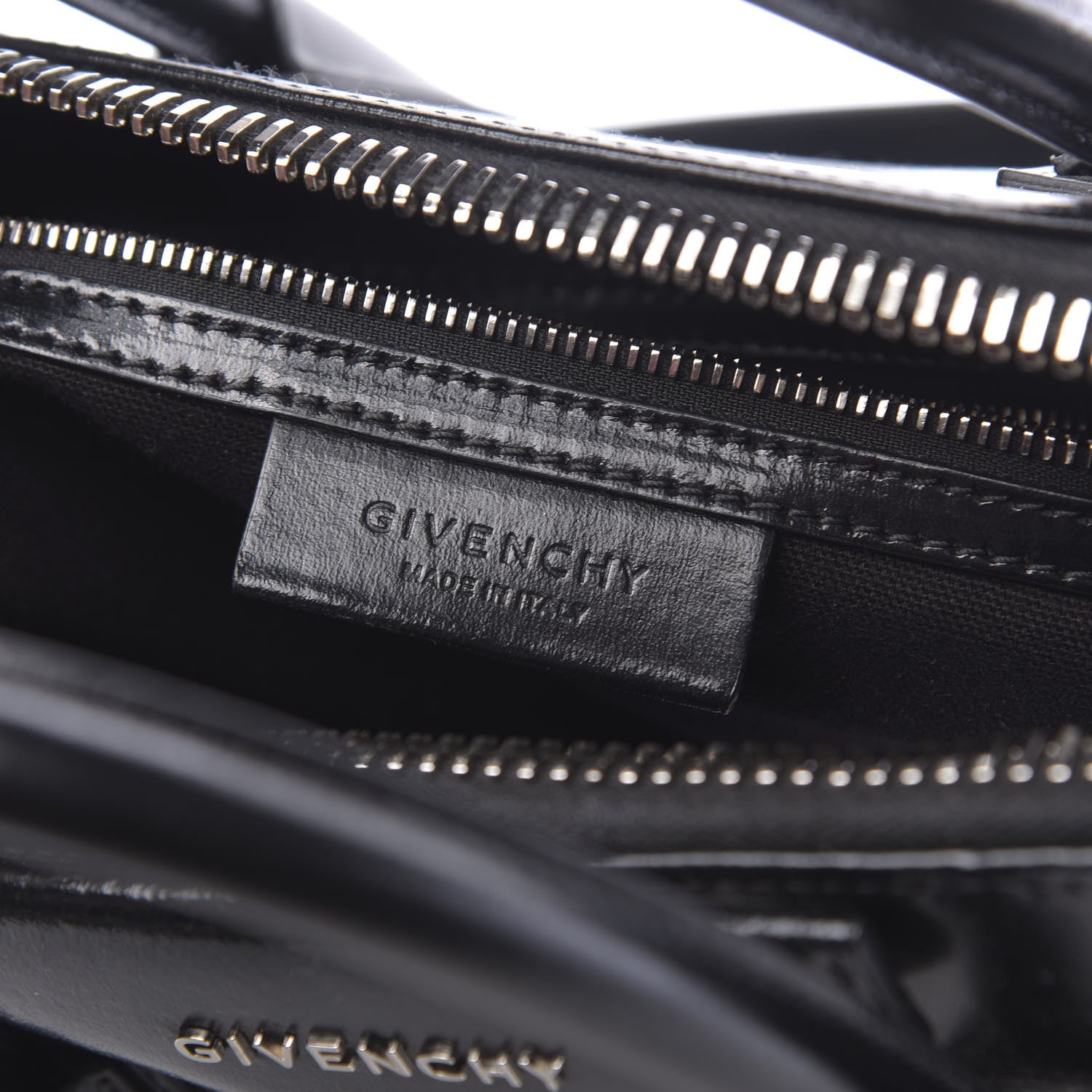 Givenchy Shiny Lord Calfskin Small Antigona Black 6 of 10