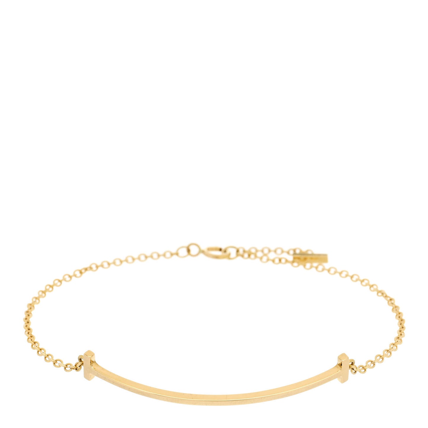 18K Yellow Gold T Smile Bracelet