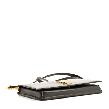 Saint Laurent Smooth Calfskin Monogram Phone Holder Crossbody Light Musk 4 of 11