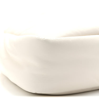 Prada Nappa Soft Padded Medium Double Handled Shoulder Bag White 8 of 9