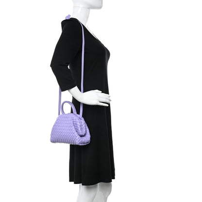 Bottega Veneta Nappa Intreccio Mini Padded Handle Bag Wisteria 2 of 10