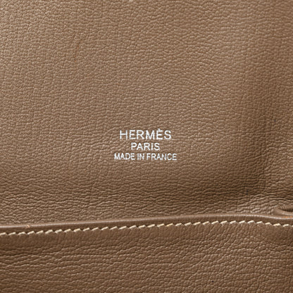 Hermes Taurillon Clemence Jypsiere 37 Etoupe 6 of 30