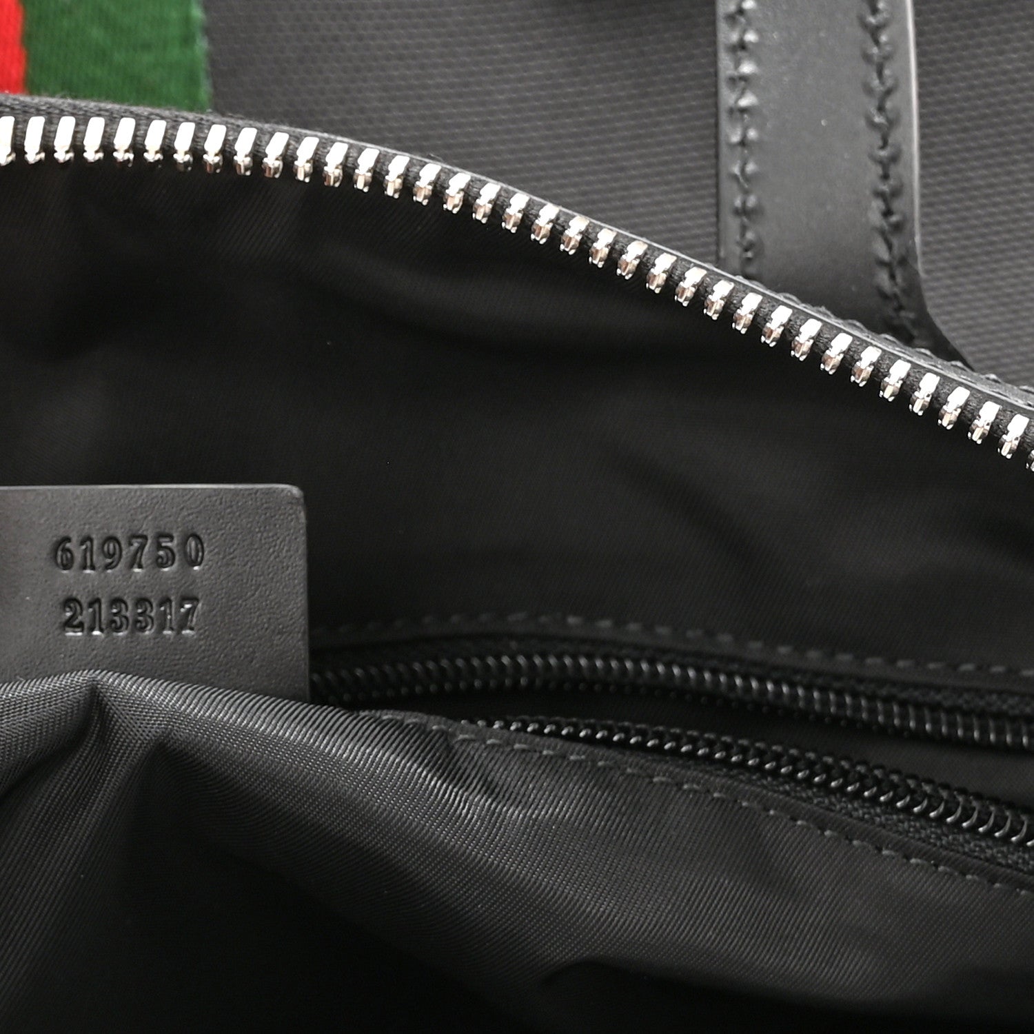 Gucci Techno Canvas Web Duffle Black 7 of 10