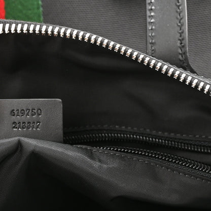 Gucci Techno Canvas Web Duffle Black 7 of 10