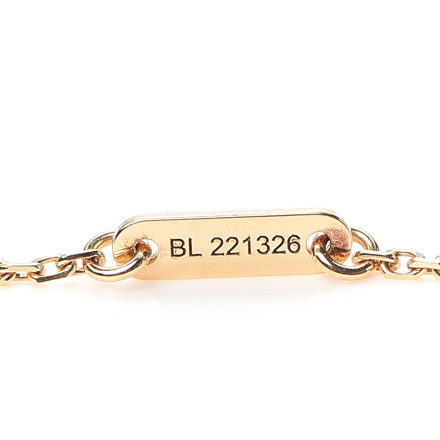 18K Yellow Gold Mother of Pearl Sweet Alhambra Bracelet