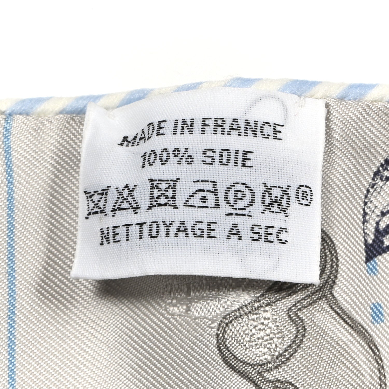 Hermes Silk Garde Robe Pop Twilly Argent Multicolor 3 of 4