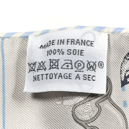 Hermes Silk Garde Robe Pop Twilly Argent Multicolor 3 of 4
