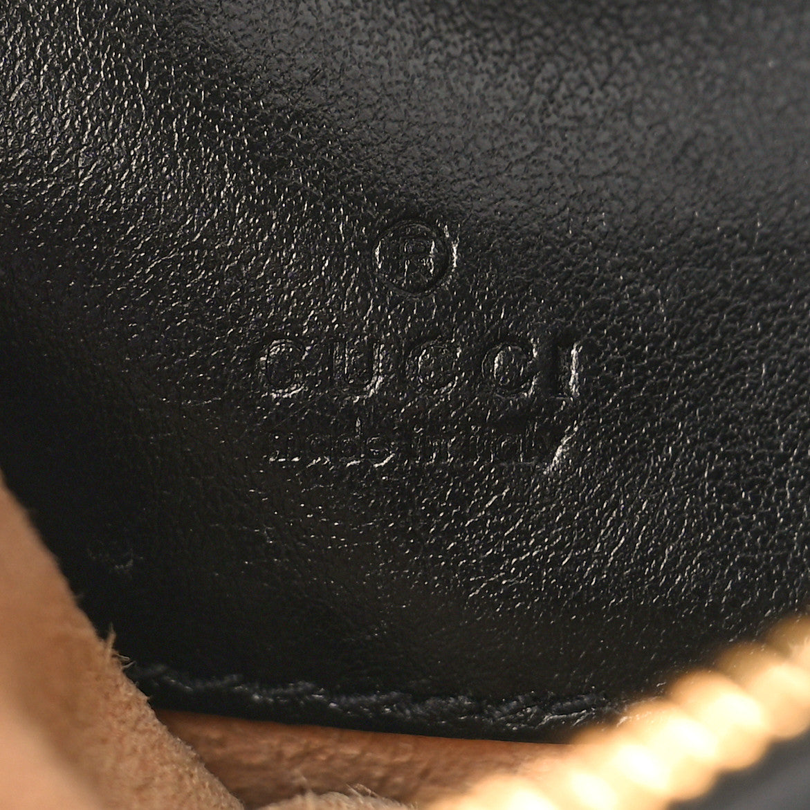 Calfskin Matelasse Mini GG Marmont Crossbody Bag Black
