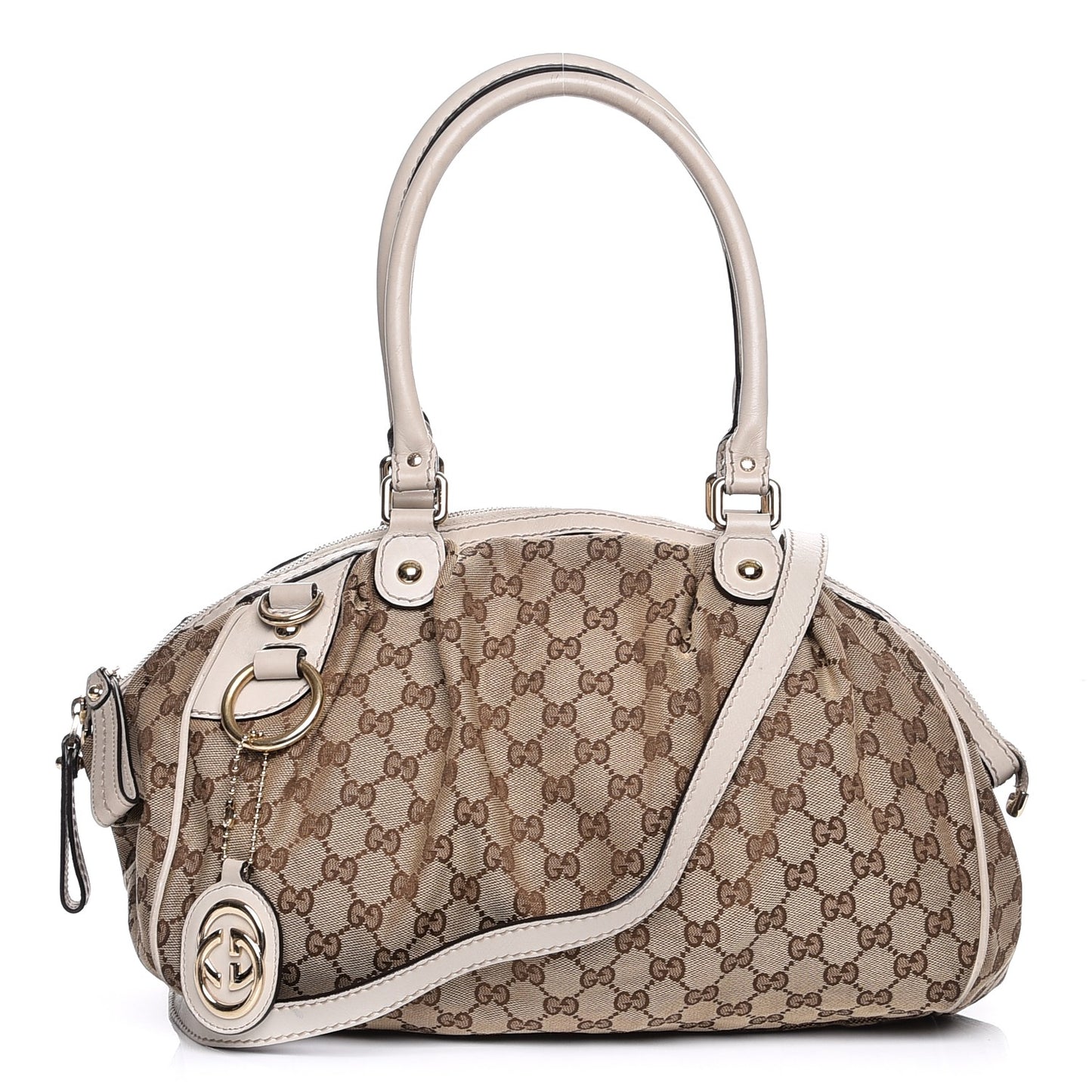 Monogram Medium Sukey Boston Off White