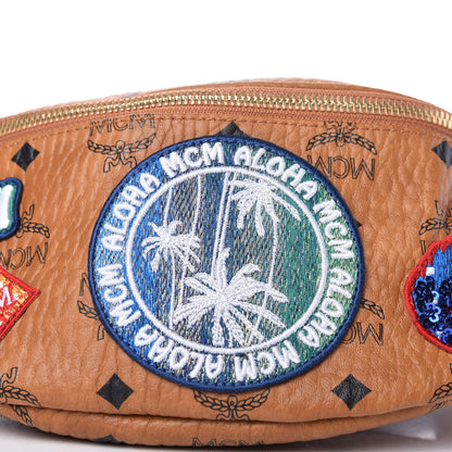 MCM Visetos Hawaii Patch Small Stark Belt Bag Cognac 9 of 9