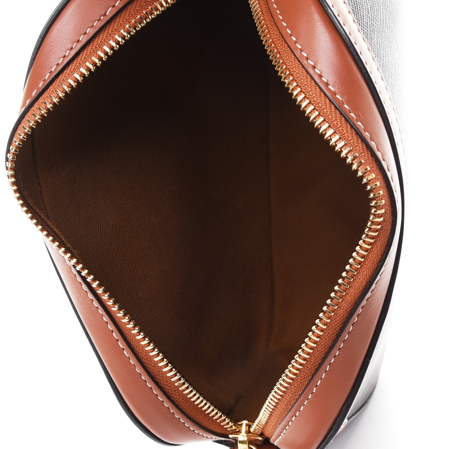 Celine Triomphe Canvas Small Camera Bag Tan 4 of 4