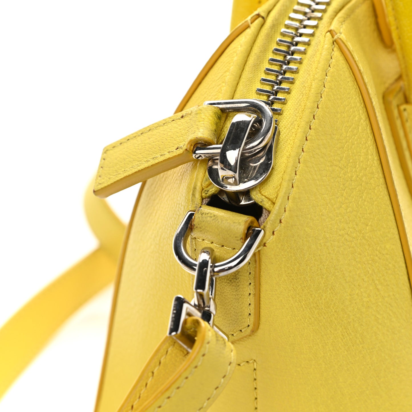 Sugar Goatskin Mini Antigona Yellow