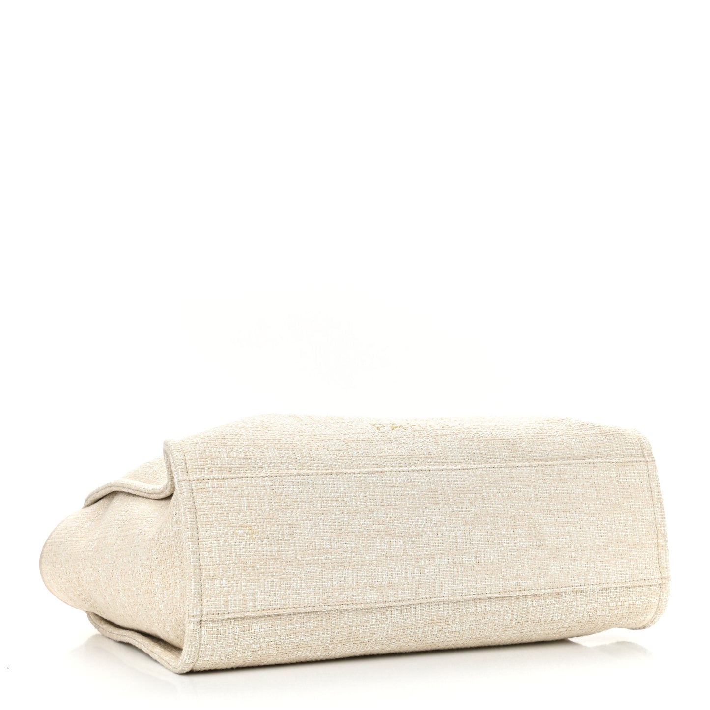Canvas Large Deauville Tote Light Beige