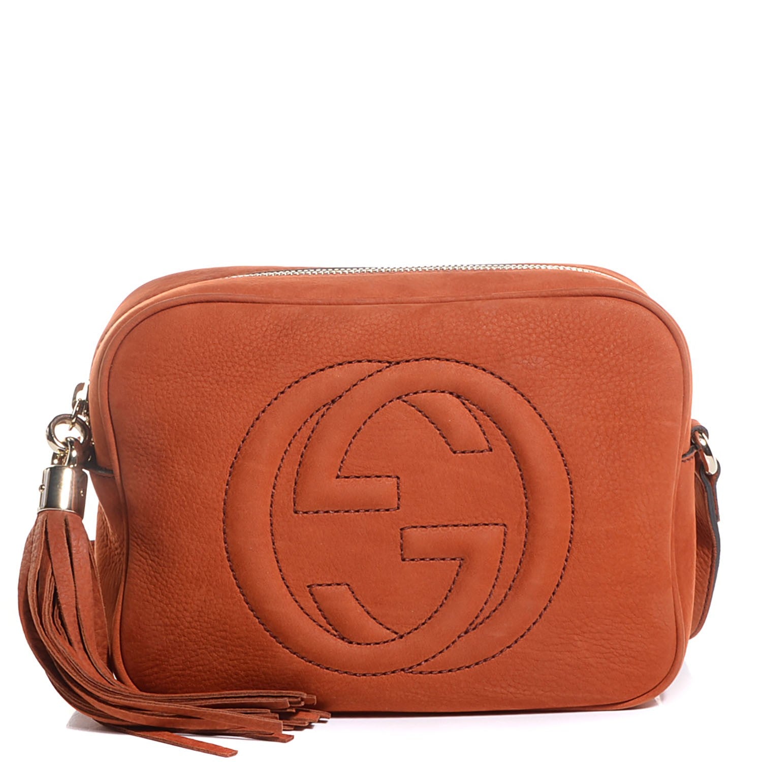 Gucci Vitello Range Small Soho Disco Bag Old Whisky 1 of 9
