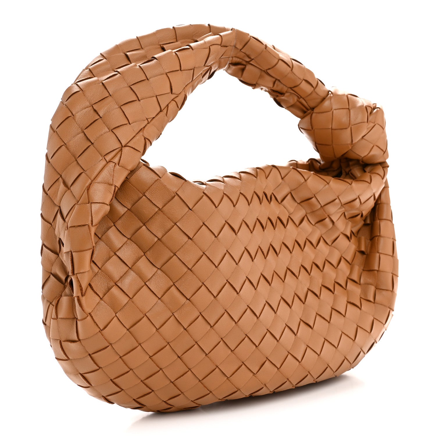 Bottega Veneta Nappa Intrecciato Teen Jodie Hobo Caramel 3 of 11