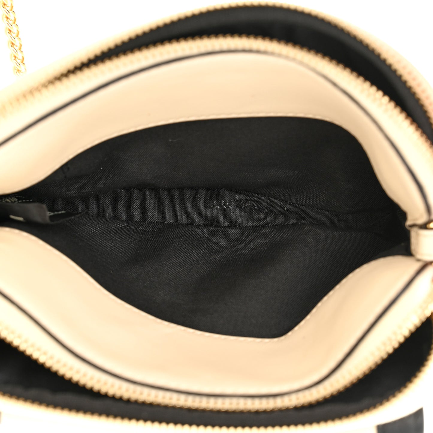 Vitello Grace Matte Bi-Color Easy Baguette Uovo Black