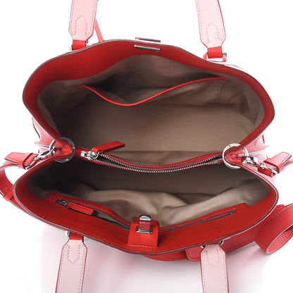MCM Calfskin Ottomar Monogram Large Essential Tote Viva Red 6 of 16