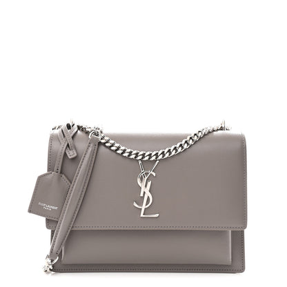 Saint Laurent Calfskin Medium Monogram Sunset Fog 1 of 13