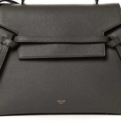 Celine Grained Calfskin Mini Belt Bag Grey 9 of 13