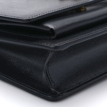 Saint Laurent Calfskin Monogram Sunset Chain Wallet Black 7 of 8