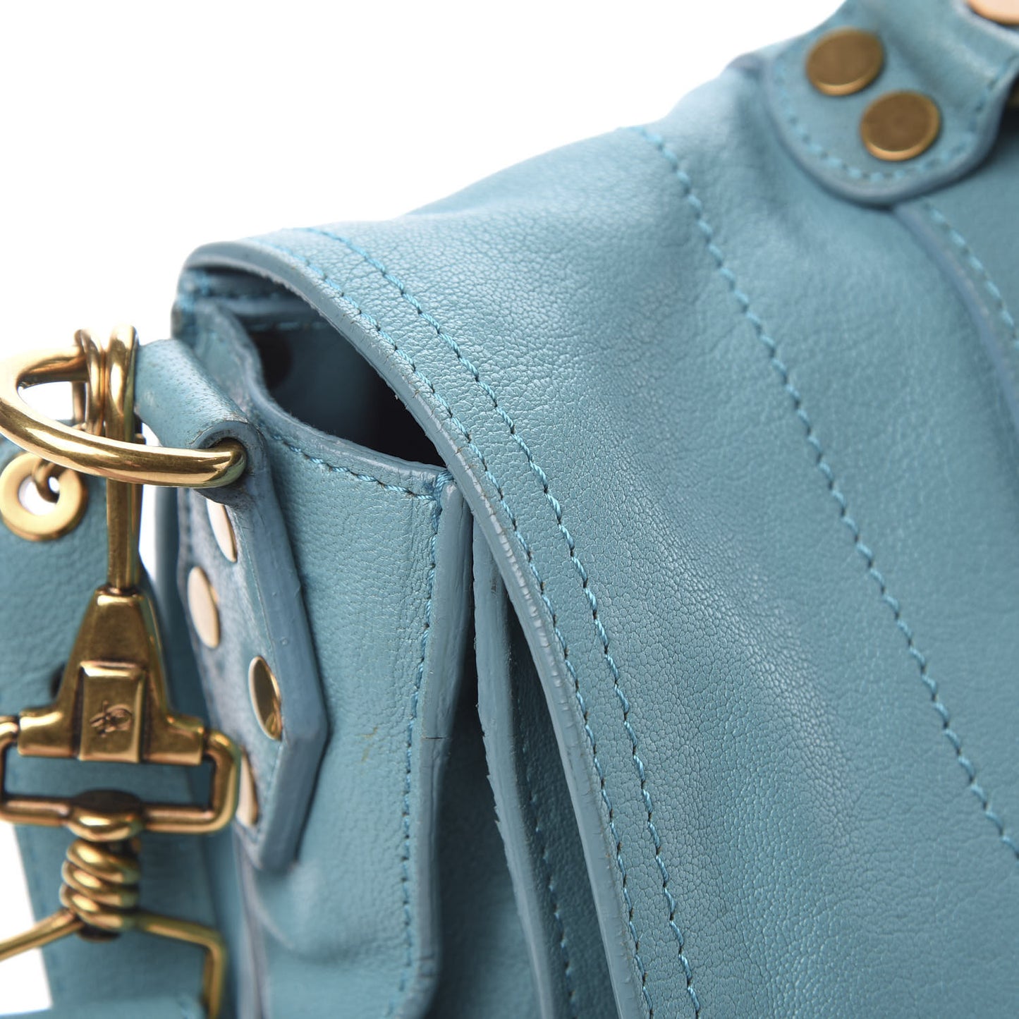 Lambskin Large PS1 Satchel Lagoon