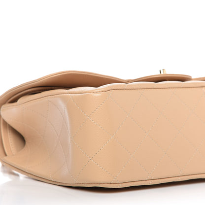 Chanel Caviar Quilted Jumbo Double Flap Beige Clair 6 of 10