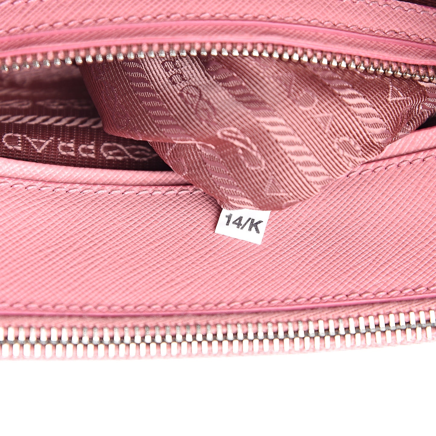 Saffiano Small Galleria Double Zip Tote Petalo