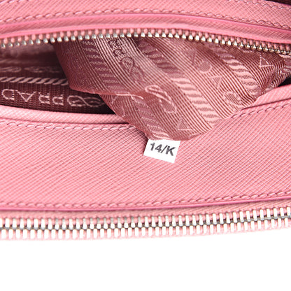 Prada Saffiano Small Galleria Double Zip Tote Petalo 6 of 9