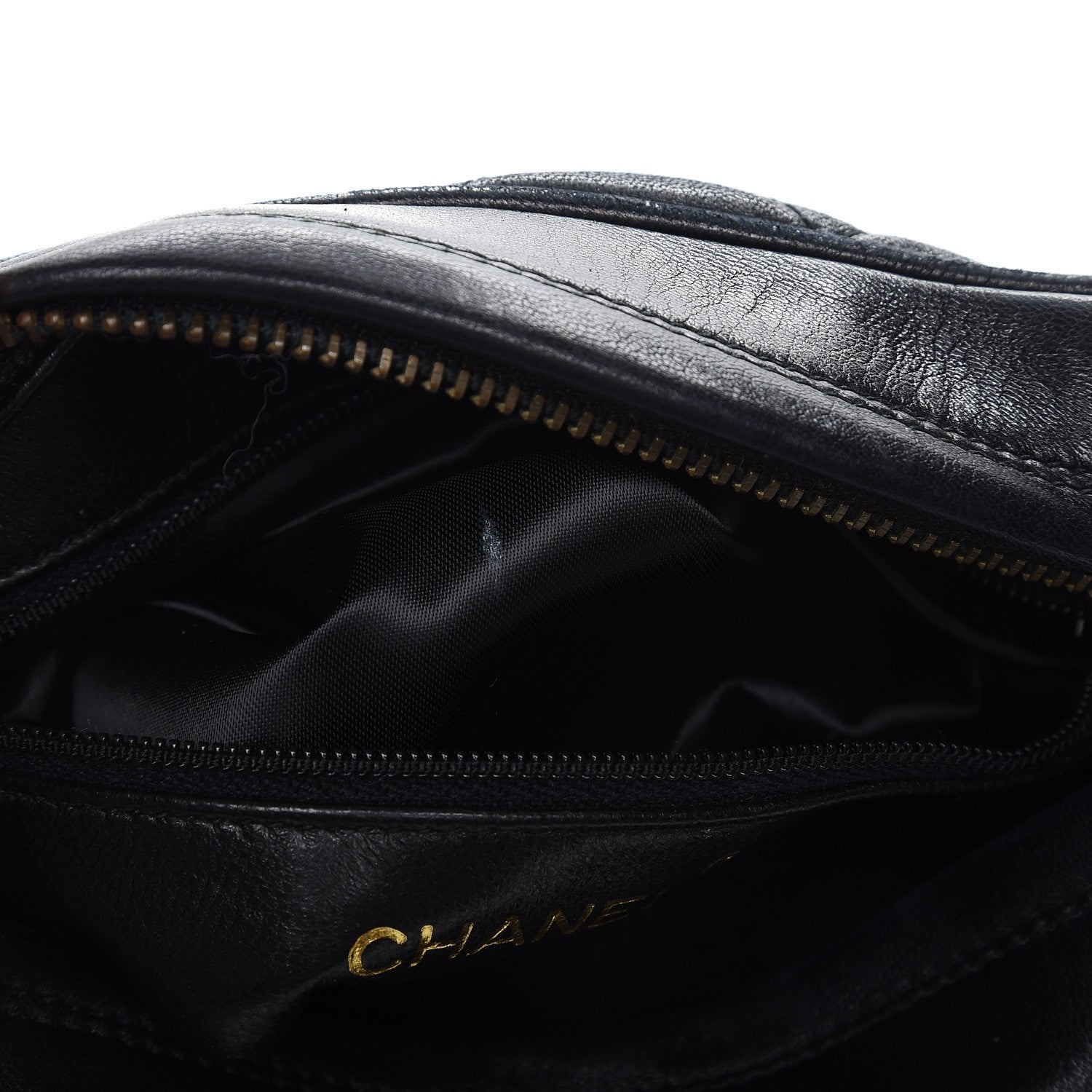 Chanel Lambskin Quilted Tassel Camera Case Black 9 of 14