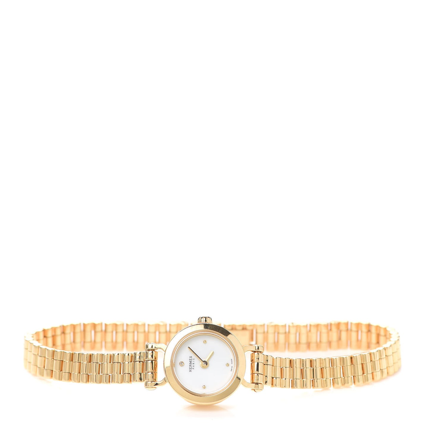 18K Yellow Gold Diamond 16mm Faubourg Quartz Watch