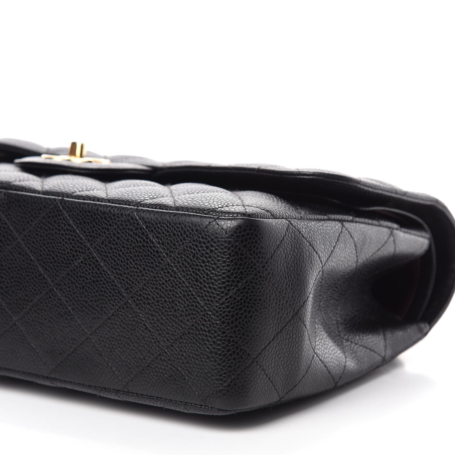 Chanel Caviar Quilted Jumbo Double Flap Black 7 of 16