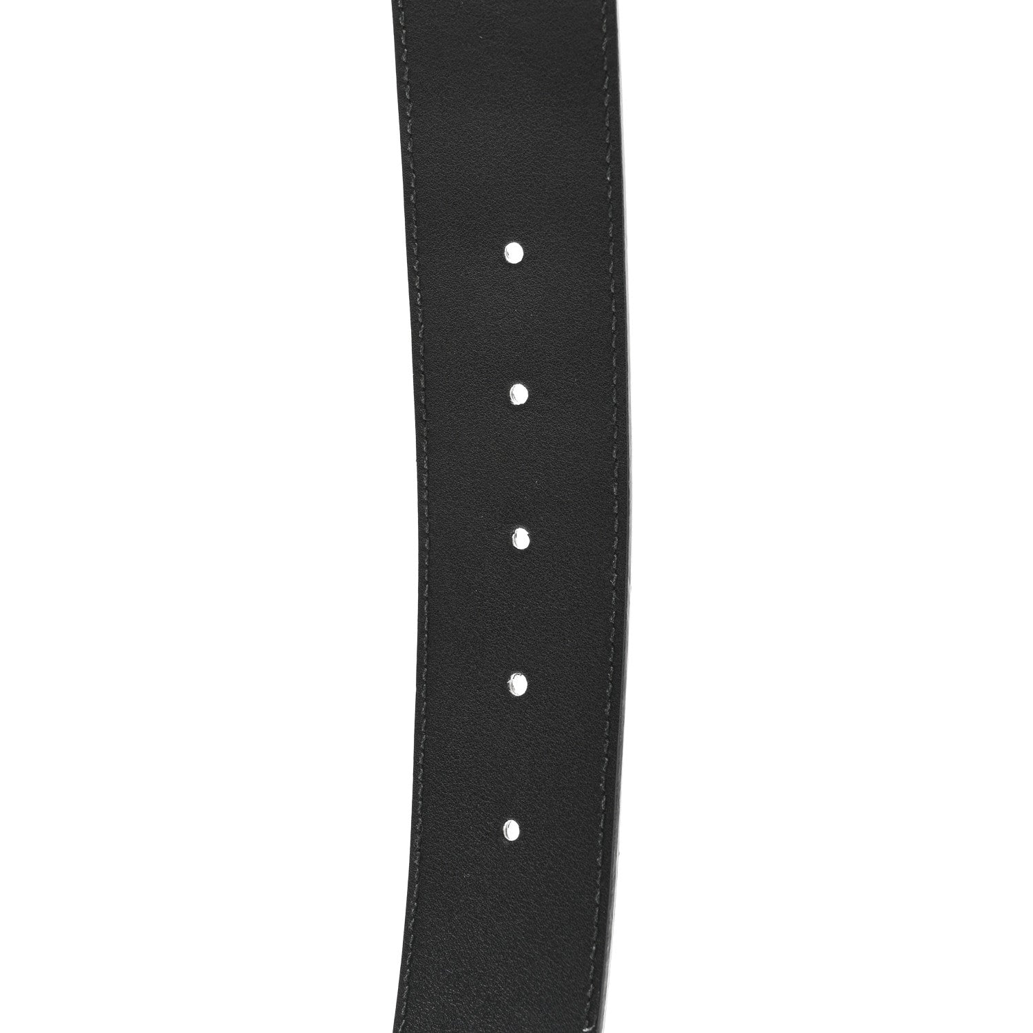 Gucci Textured Calfskin Double G 40mm Belt 80 32 Black 5 of 6