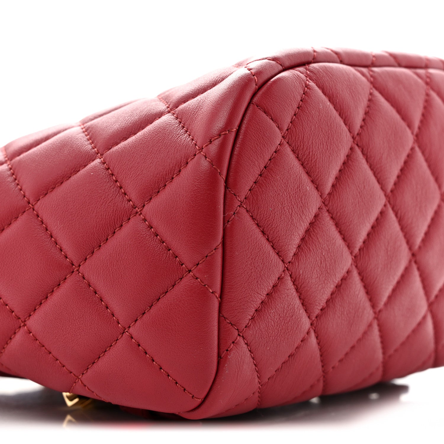 Chanel Calfskin Quilted Mini Urban Spirit Backpack Red 8 of 11