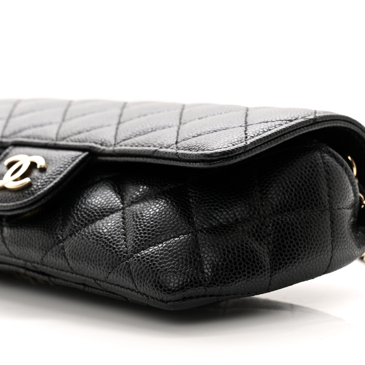 Chanel Caviar Quilted Glasses Case With Chain Black 11 of 12